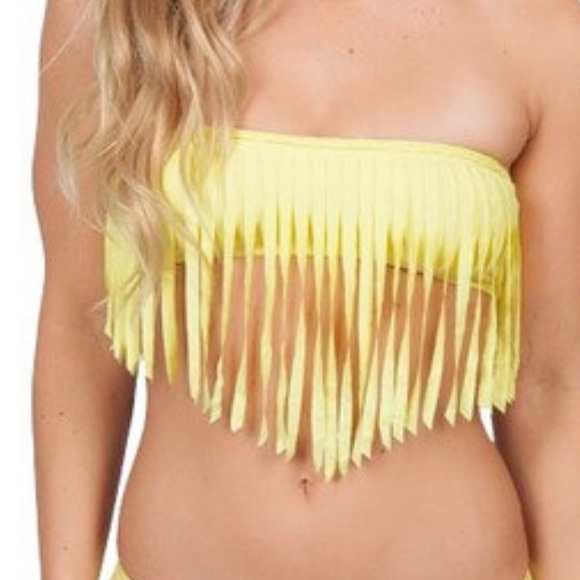 Boys And Arrows Fringe Bandeau Top (Brand New) - Picture 5 of 5